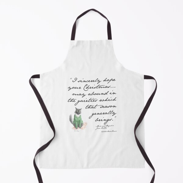 Item preview, Mr. Darcy Christmas Quote designed and sold by MikiHarrisArt.