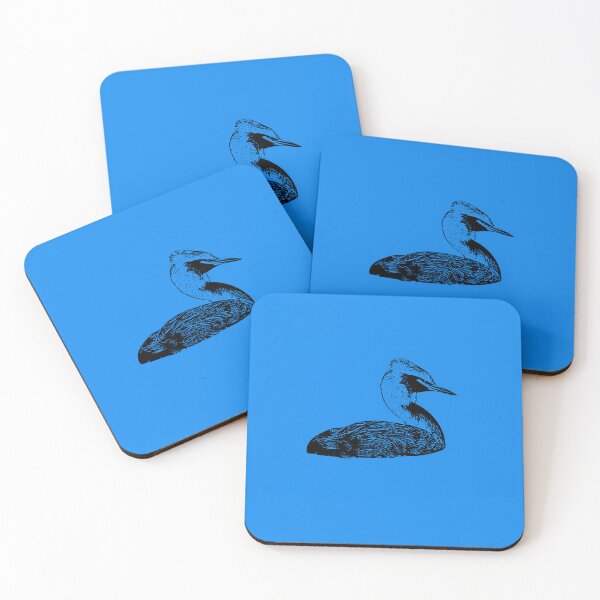 Item preview, Great Crested Grebe Black Design  designed and sold by designsasstultd.