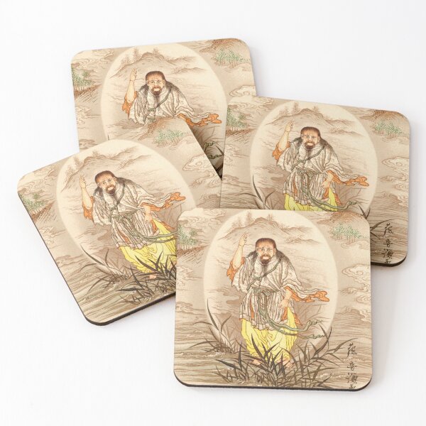 Item preview, vintage Japanese painting Chinese tales  designed and sold by bekarts.