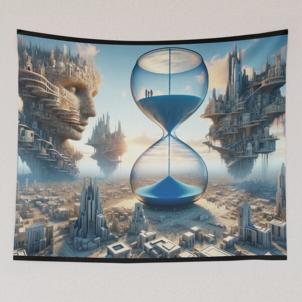 Item preview, The Hourglass City - Eternal Metropolis designed and sold by Newpixelland.
