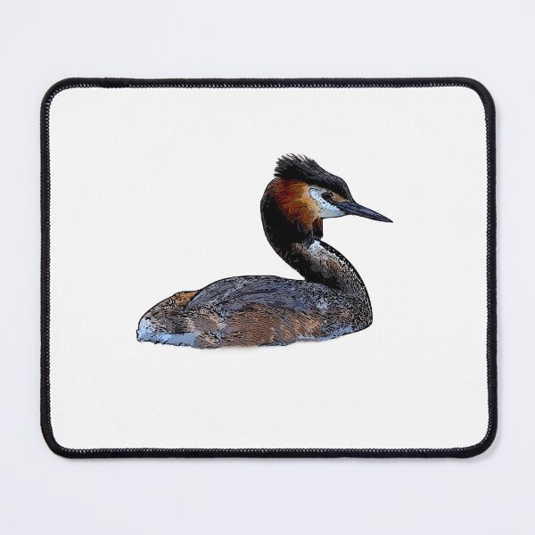 Item preview, Great Crested Grebe Black Alternate Design designed and sold by designsasstultd.