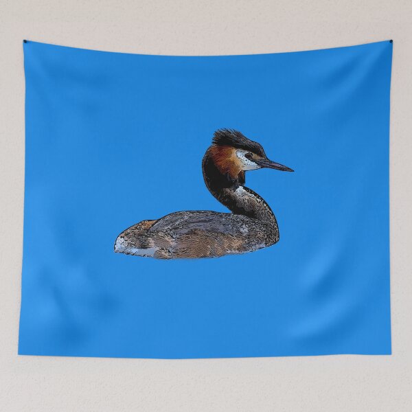 Item preview, Great Crested Grebe Black Alternate Design  designed and sold by designsasstultd.