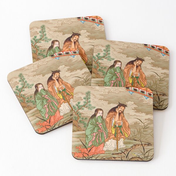 Item preview, vintage Japanese painting Chinese tales  designed and sold by bekarts.