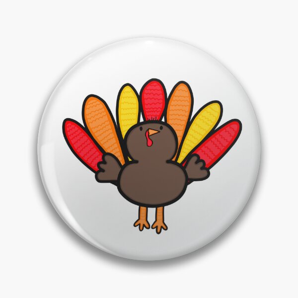 Item preview, Cute Chonky Cartoon Turkey  designed and sold by Empathy is Badass.