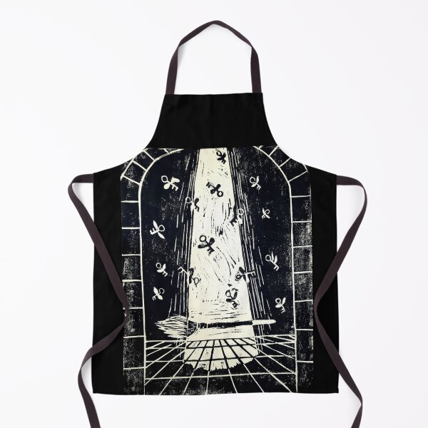 Item preview, The Key Room Linocut Carving Print designed and sold by xNeonThiefx.
