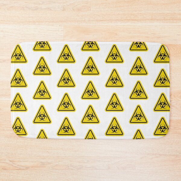 Item preview, Yellow Biohazard Warning Sign designed and sold by THP Creative.