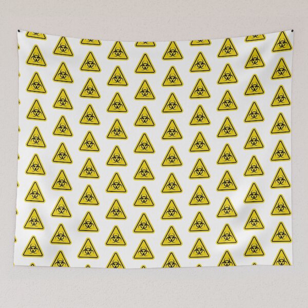 Item preview, Yellow Biohazard Warning Sign designed and sold by THP Creative.