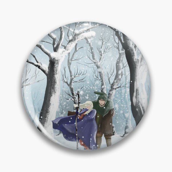 Item preview, Couple in the snow, medieval designed and sold by Magali-Ladou.