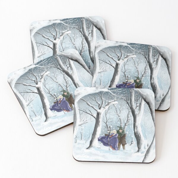 Item preview, Couple in the snow, medieval designed and sold by Magali-Ladou.