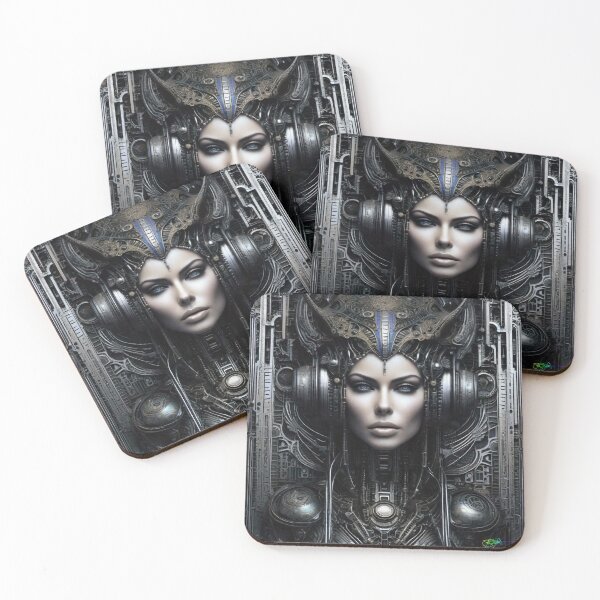 Item preview, Alien Cyborg Goddess  - Dark Fantasy Dreams 7 designed and sold by Benito Del Ray.