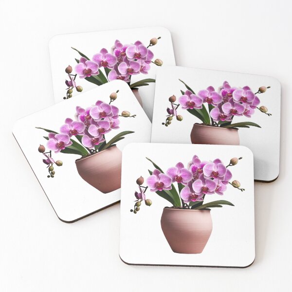 Item preview, Magenta Orchid in Clay Pot  designed and sold by silviaol.