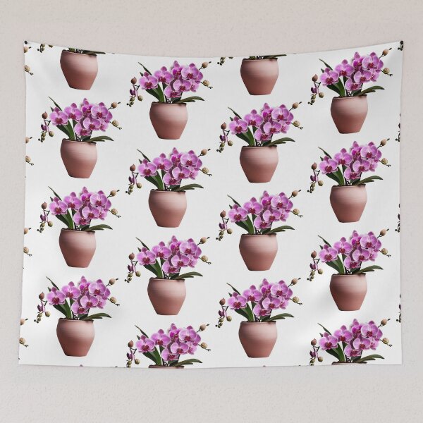 Item preview, Magenta Orchid in Clay Pot  designed and sold by silviaol.