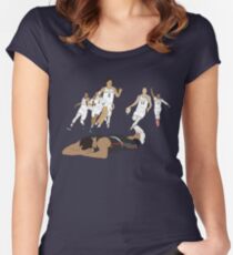 Michigan-Spiel-Sieger-Feier Tailliertes Rundhals-Shirt