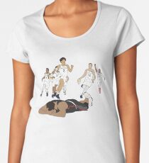 Michigan Game Winner Celebration Premium Scoop T-Shirt