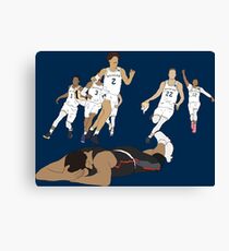 Michigan Game Winner Celebration Canvas Print