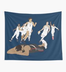 Michigan Game Winner Celebration Wall Tapestry