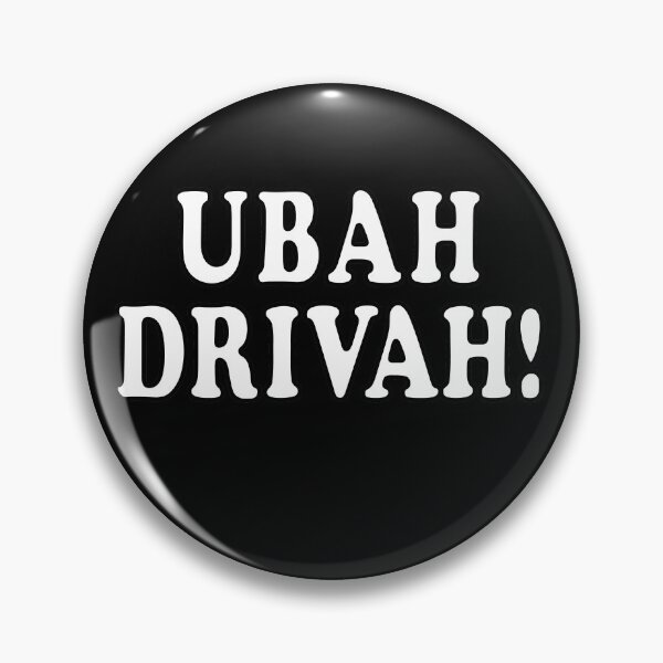 Item preview, Funny Ubah Drivah! Design For Uber And Delivery Drivers designed and sold by SubtleSplit.