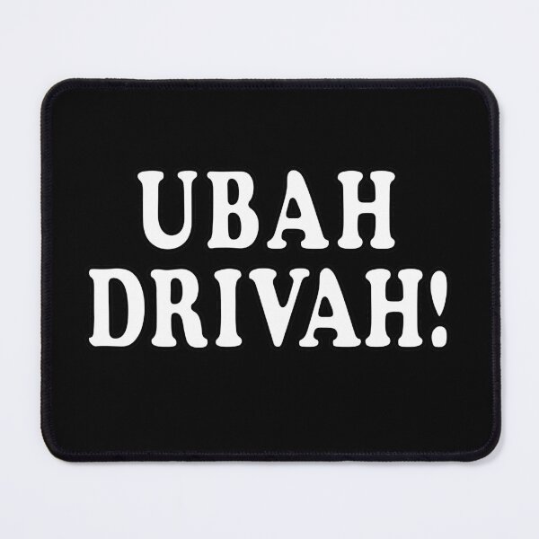 Item preview, Funny Ubah Drivah! Design For Uber And Delivery Drivers designed and sold by SubtleSplit.