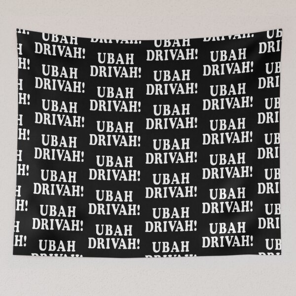 Item preview, Funny Ubah Drivah! Design For Uber And Delivery Drivers designed and sold by SubtleSplit.