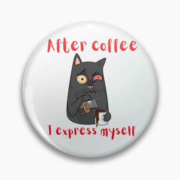 Item preview, Funny cat drinking coffee designed and sold by amaria56.