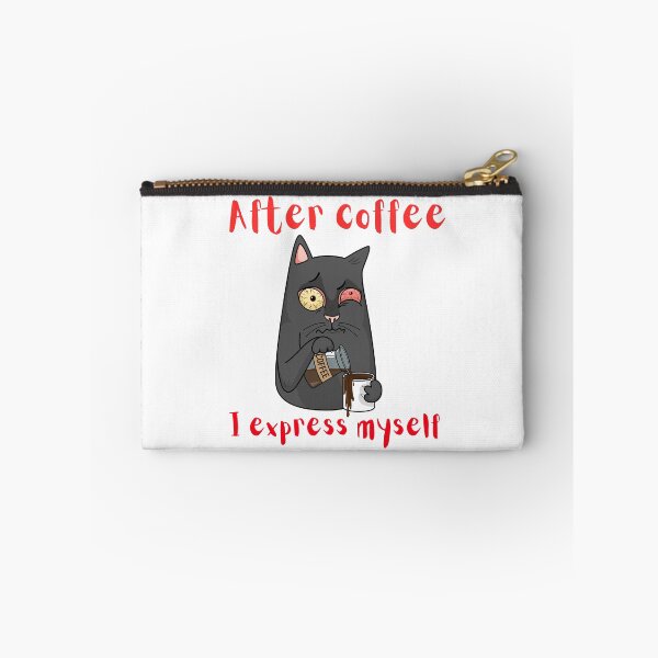 Item preview, Funny cat drinking coffee designed and sold by amaria56.
