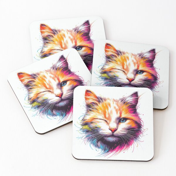 Item preview, A winking cat. designed and sold by growing-mom.
