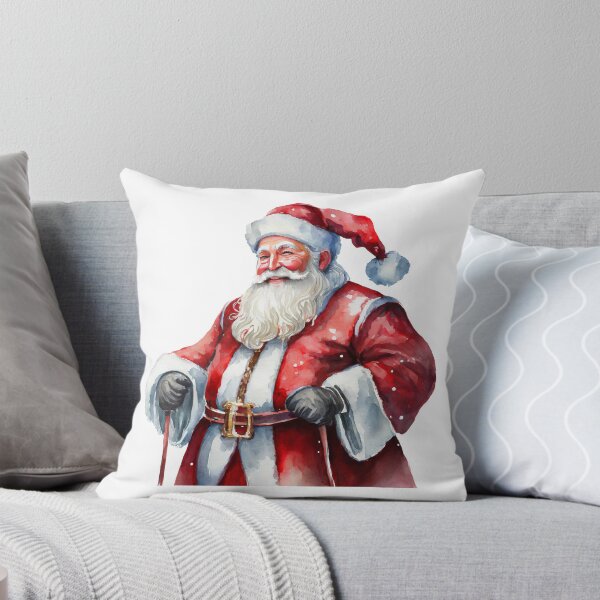 Item preview, Classic Santa Claus in watercolor style designed and sold by cubiask.