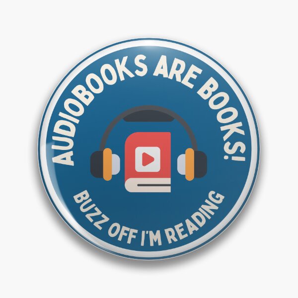 Item preview, Buzz Off I'm Listening to Audiobooks designed and sold by MyPetMinotaur.