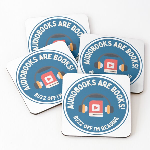 Item preview, Buzz Off I'm Listening to Audiobooks designed and sold by MyPetMinotaur.