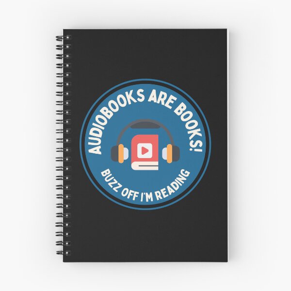 Item preview, Buzz Off I'm Listening to Audiobooks designed and sold by MyPetMinotaur.