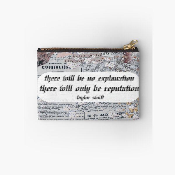Item preview, Taylor Swift reputation quote (newspaper bg) designed and sold by RadRoseRhapsody.