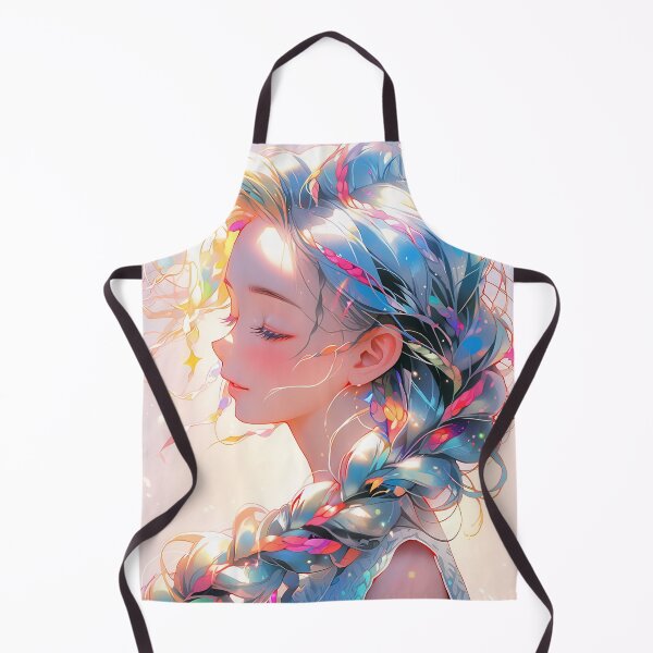 Item preview, Beautiful Sunny Anime Girl Colorful Spring Braid designed and sold by bubblegoth.