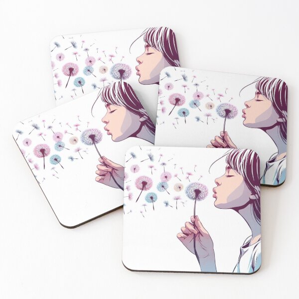 Item preview, Dandelion seeds and girl. designed and sold by growing-mom.