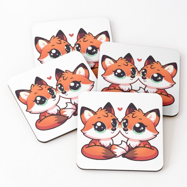Item preview, Cute Foxes In Love designed and sold by foxx-design.