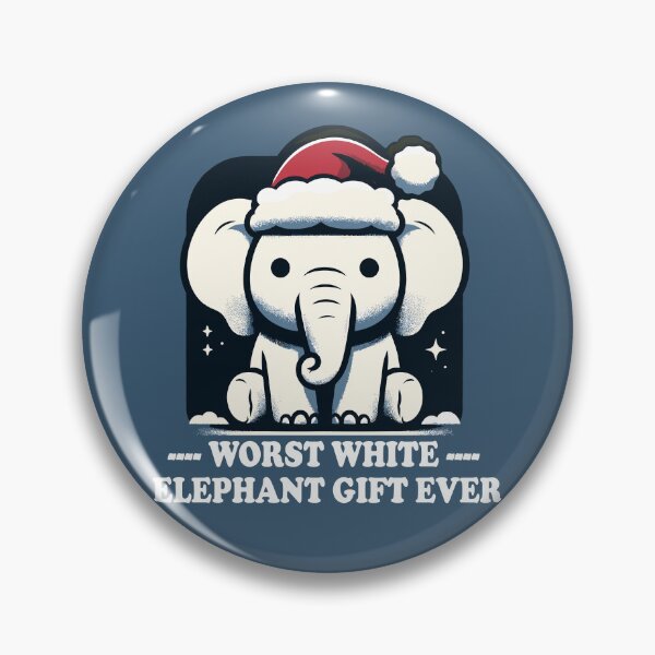 Item preview, Worst White Elephant Gift Ever Dumbfounded Elephant designed and sold by SubtleSplit.