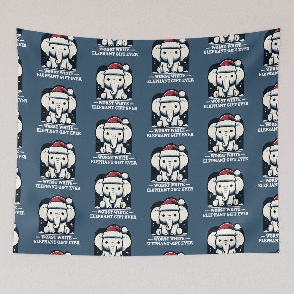 Item preview, Worst White Elephant Gift Ever Dumbfounded Elephant designed and sold by SubtleSplit.