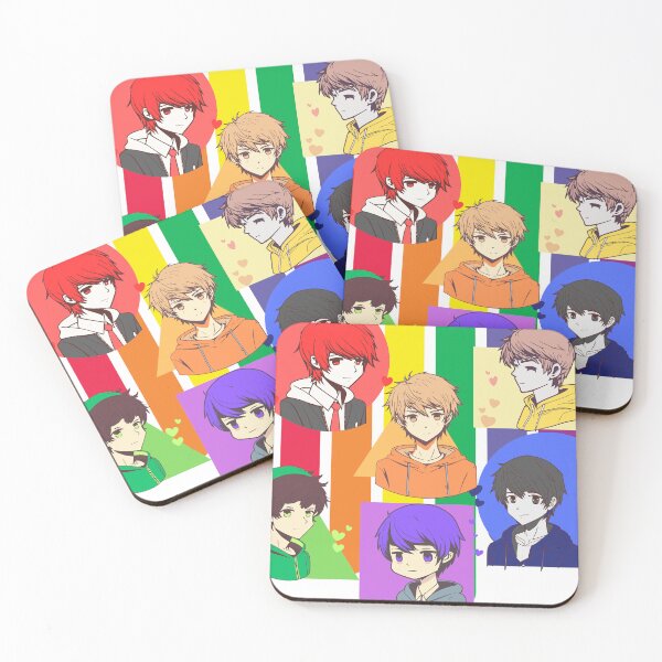 Item preview, Yaoi Boys BL Seme / Uke / Fujoshi LGBT Colors designed and sold by ChibiCollectors.