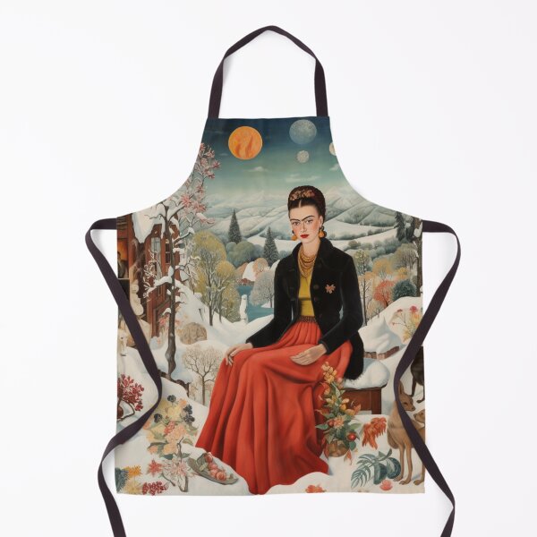 Item preview, Frida Kahlo Inspired Winter Painting designed and sold by AgathaZolastore.