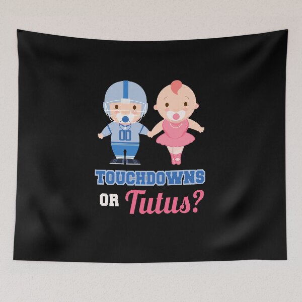 Item preview, Touchdown or Tutu | gender reveal shirts | pregnant shirts | new mom gifts | baby shower gift | baby announcement shirt | funny new dad gifts | pregnancy announcement gift designed and sold by Kreature Look.