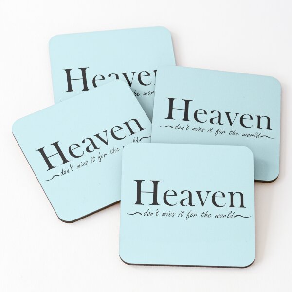 Item preview, Heaven Don't Miss It For The World designed and sold by MarigoldandLily.