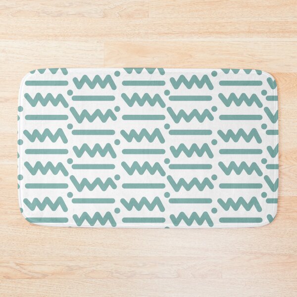 Item preview, 80s Zigzag Wallpaper - Green designed and sold by TimeLady's Closet.