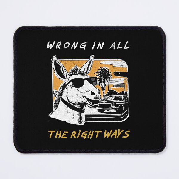 Item preview, Wrong In All The Right Ways - Retro Donkey designed and sold by Hugo Bloke.