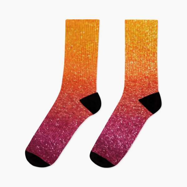 Artikelvorschau, Glitzerperlen-Design mit Farbverlauf in Orange und Rosa entworfen und verkauft von RestingLioness.