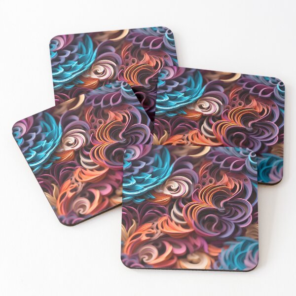 Item preview, Escher's Kaleidoscope: Dynamic 3D Geometric Symphony designed and sold by polonuim210.
