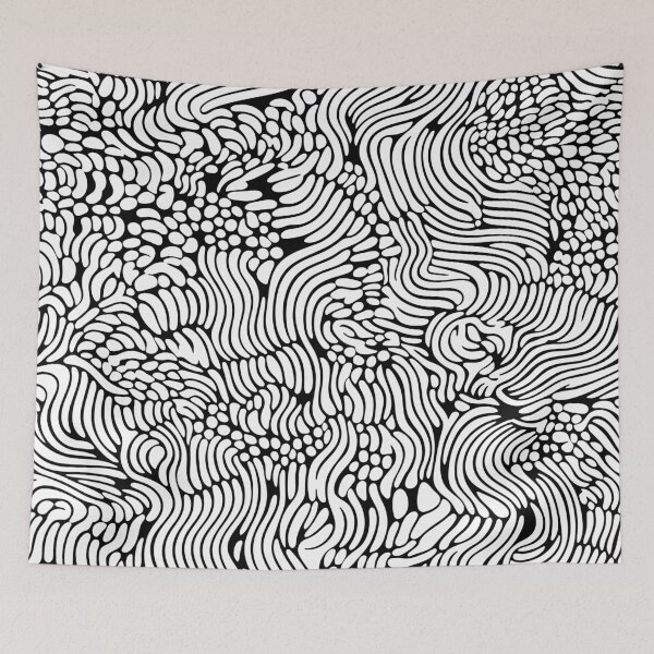 Item preview, Black and White seamless art designed and sold by Tarintr.
