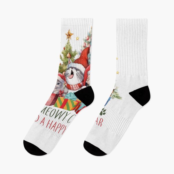 Item preview, Meow Year Christmas Cats designed and sold by metacollection.