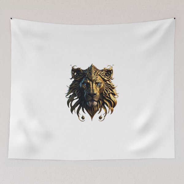 Item preview, Golden Lion Face designed and sold by likbatonboot.