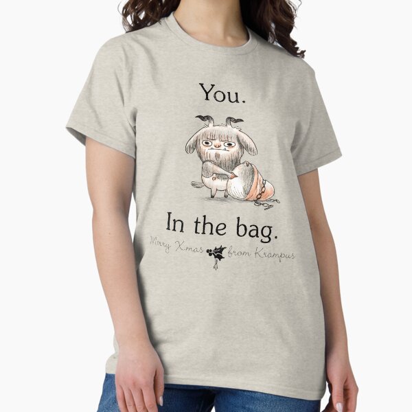 Krampus T-shirt/Tote bag design w/ dark text Classic T-Shirt