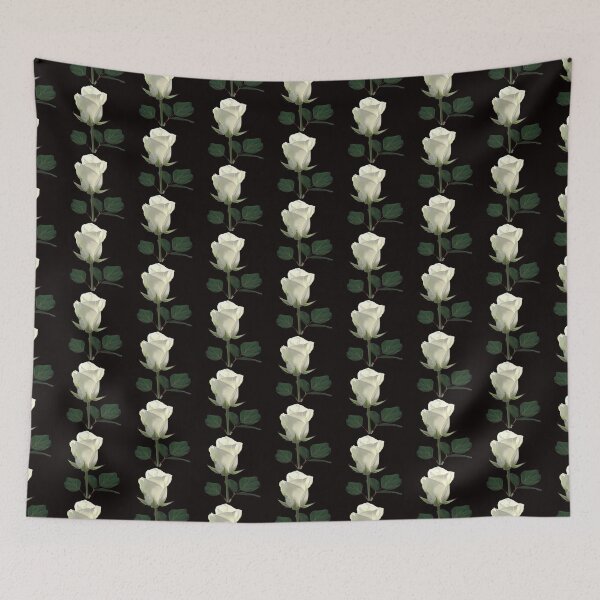 Item preview, WHITE ROSE PRINT designed and sold by lindaully.