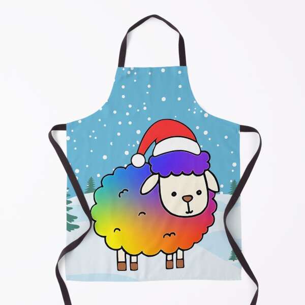 Item preview, Colorful sheep on Christmas Day designed and sold by Kadechutinan.